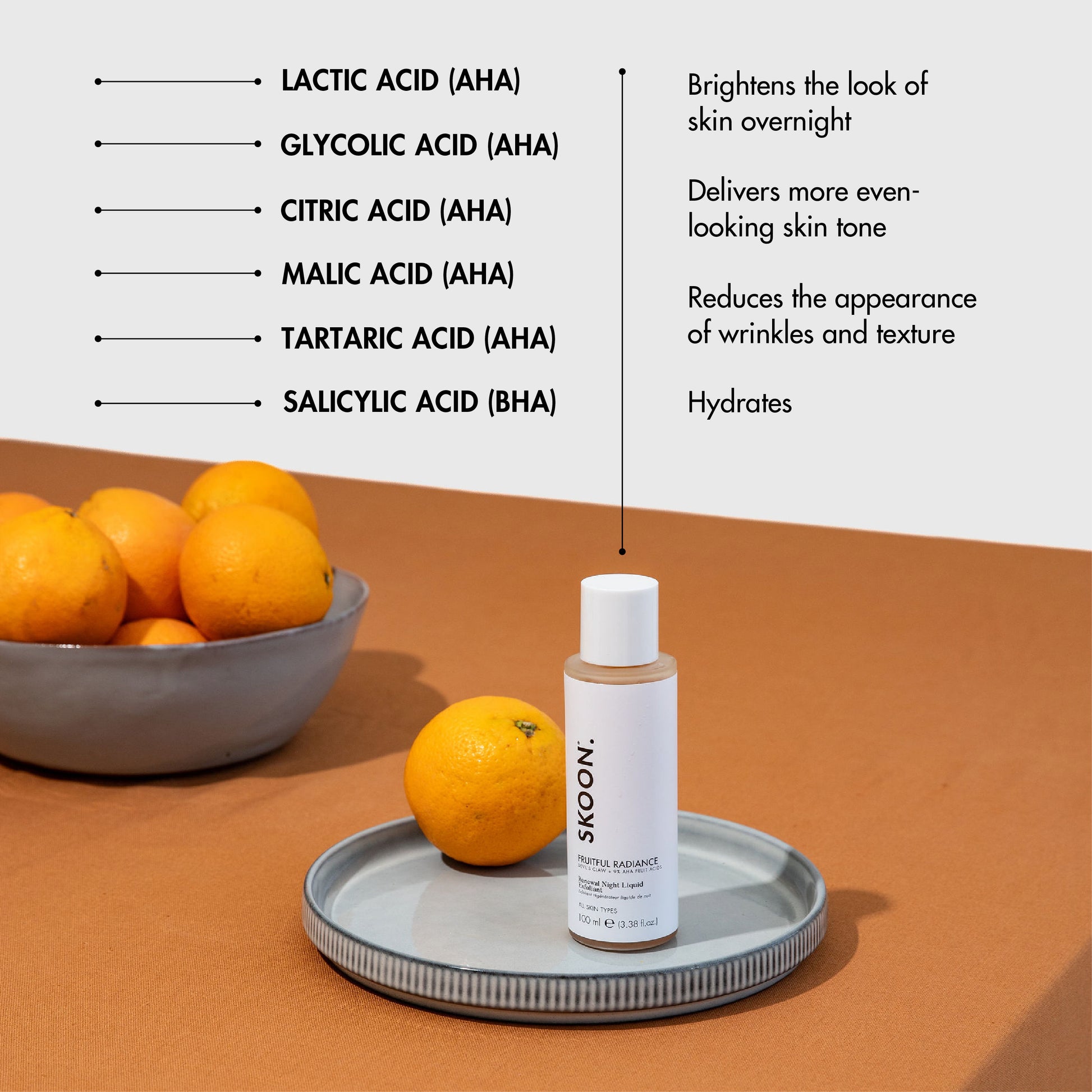 Fruitful Radiance Benefits infographic