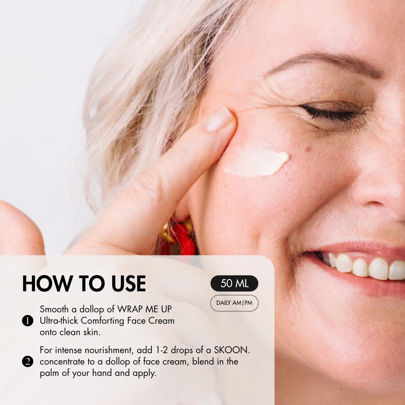 How to use WRAP ME UP Ultra-Thick Comforting Face Cream