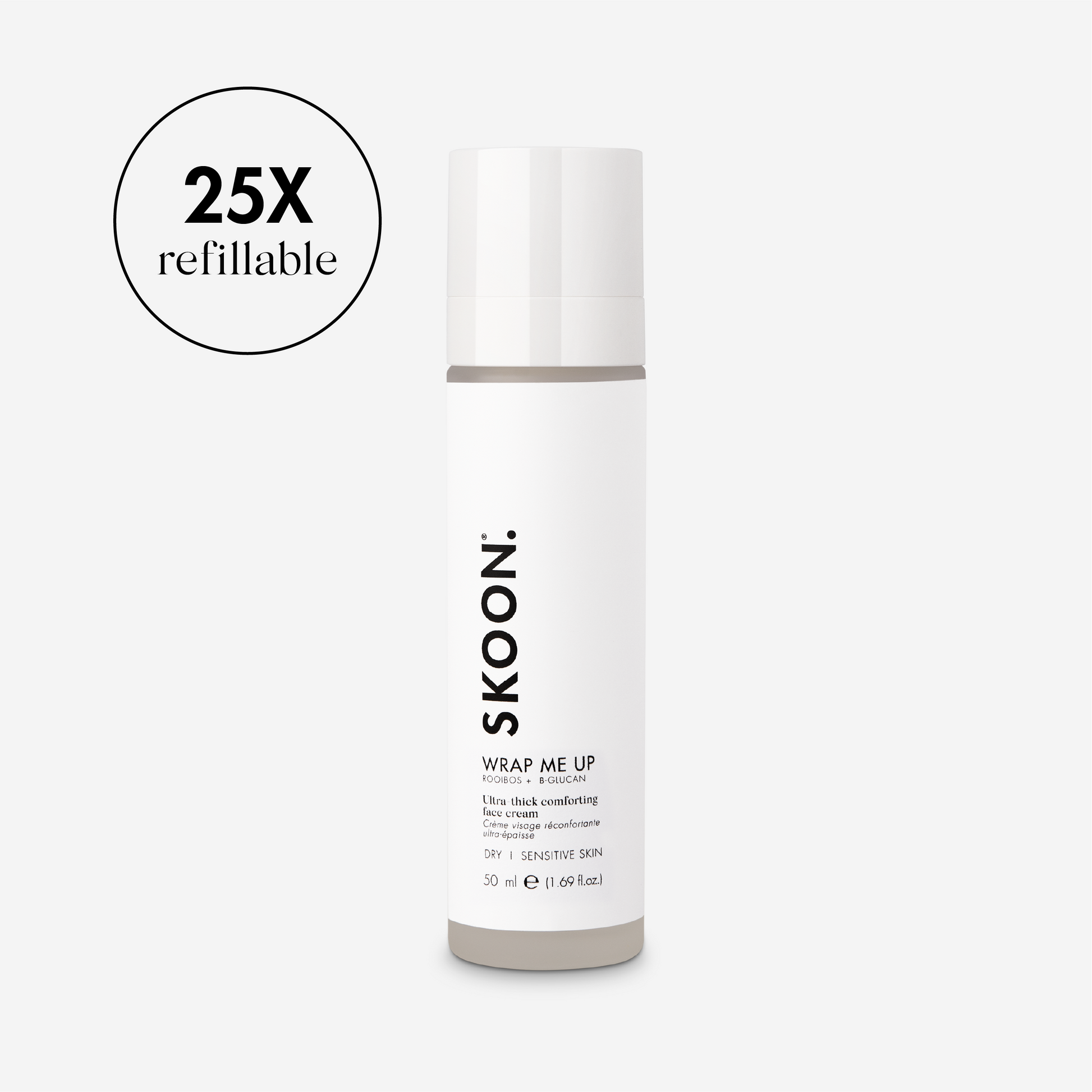 WRAP ME UP Ultra-Thick Comforting Face Cream refill image with 25x refills