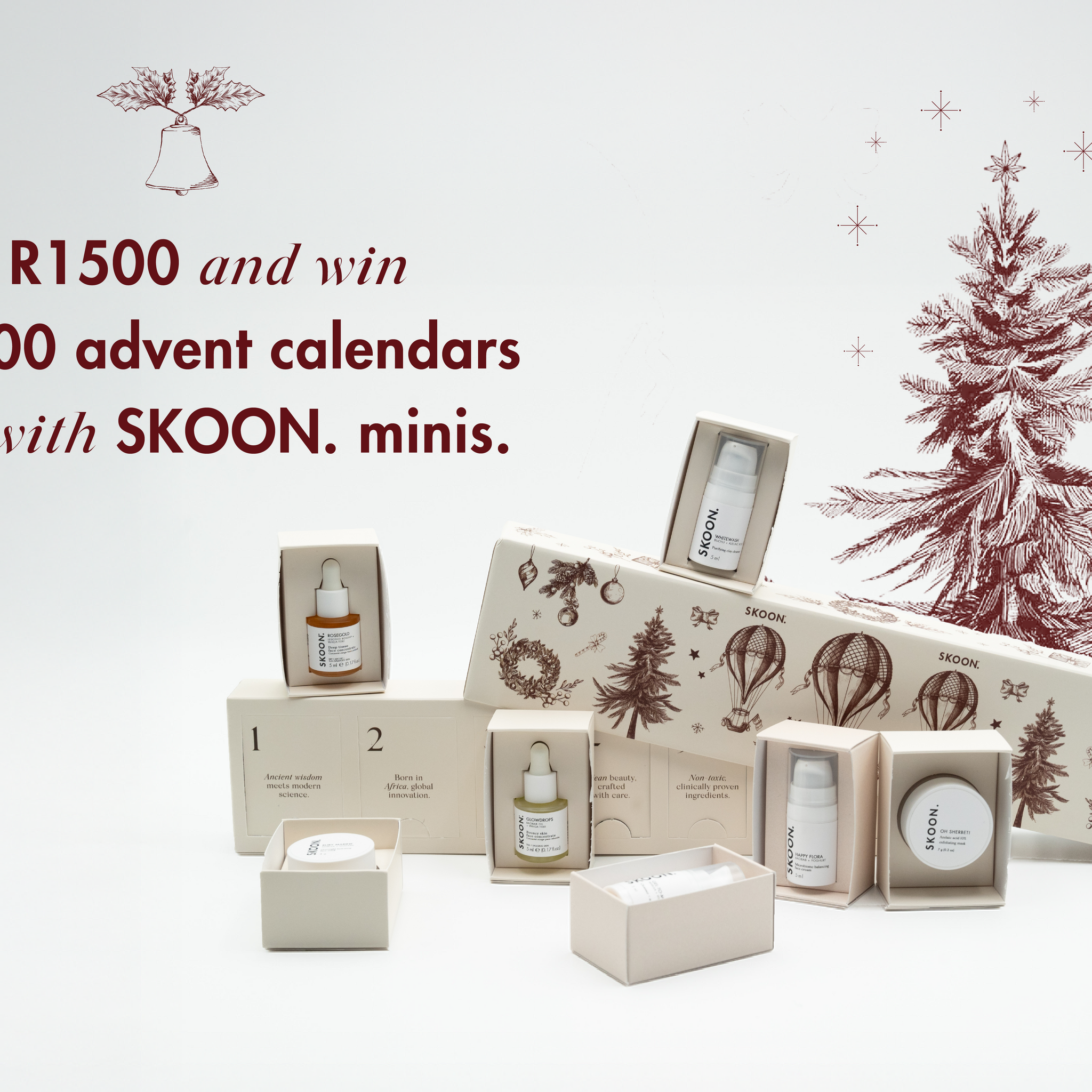 Spend R1500 and stand a chance to win 1 of 100 Advent Calendars