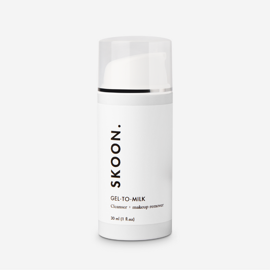 GEL-TO-MILK Cleanser + Makeup Remover 30ml bottle