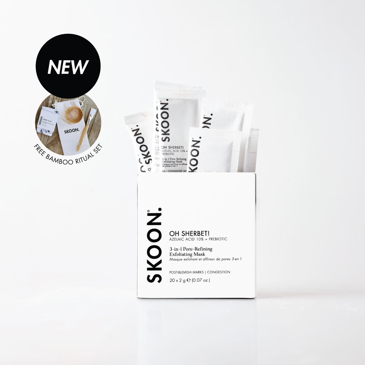 OH SHERBET! 3-in-1 Pore-Refining Exfoliating Mask