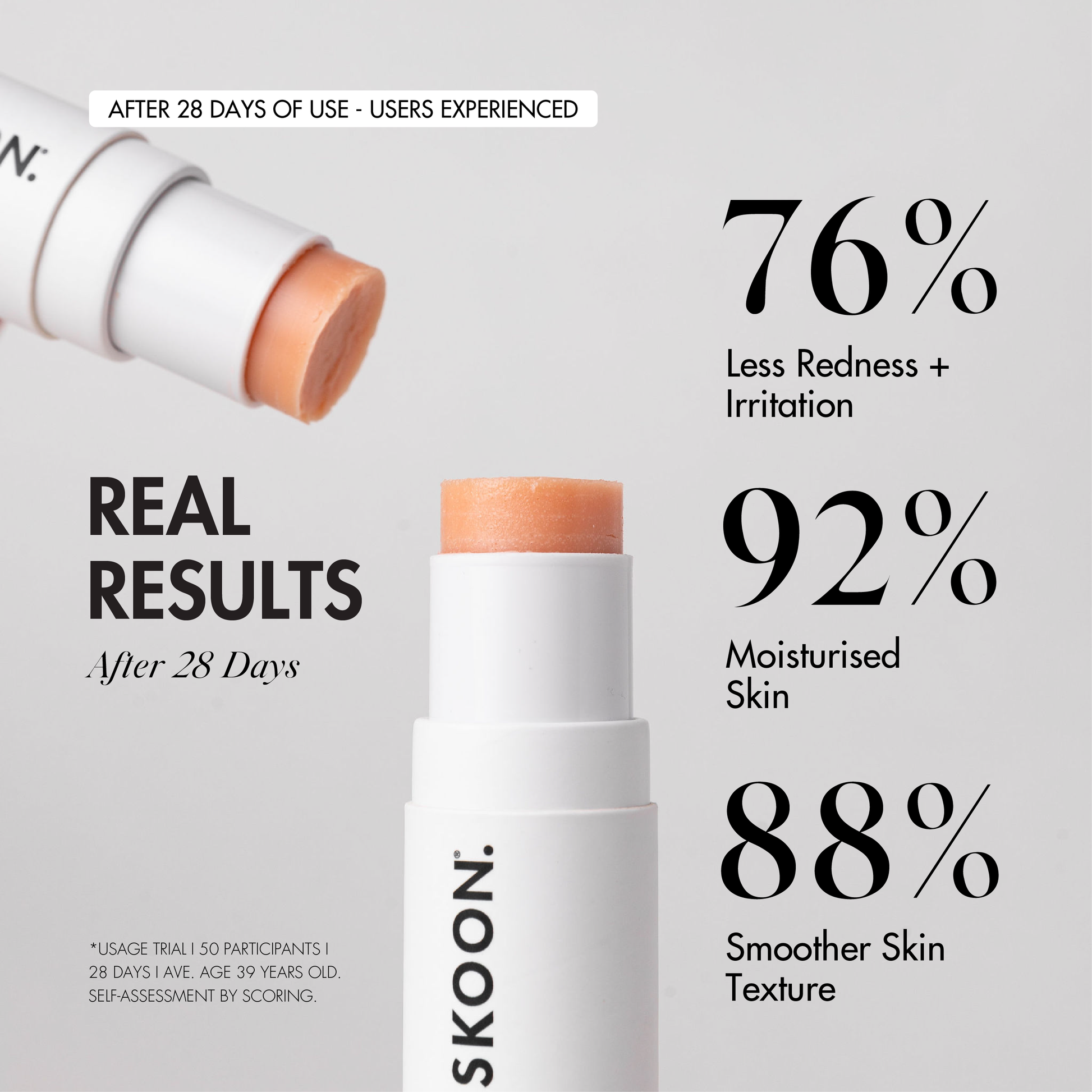 RUBY MARINE Barrier Recovery Face Balm user experience after 28 days
